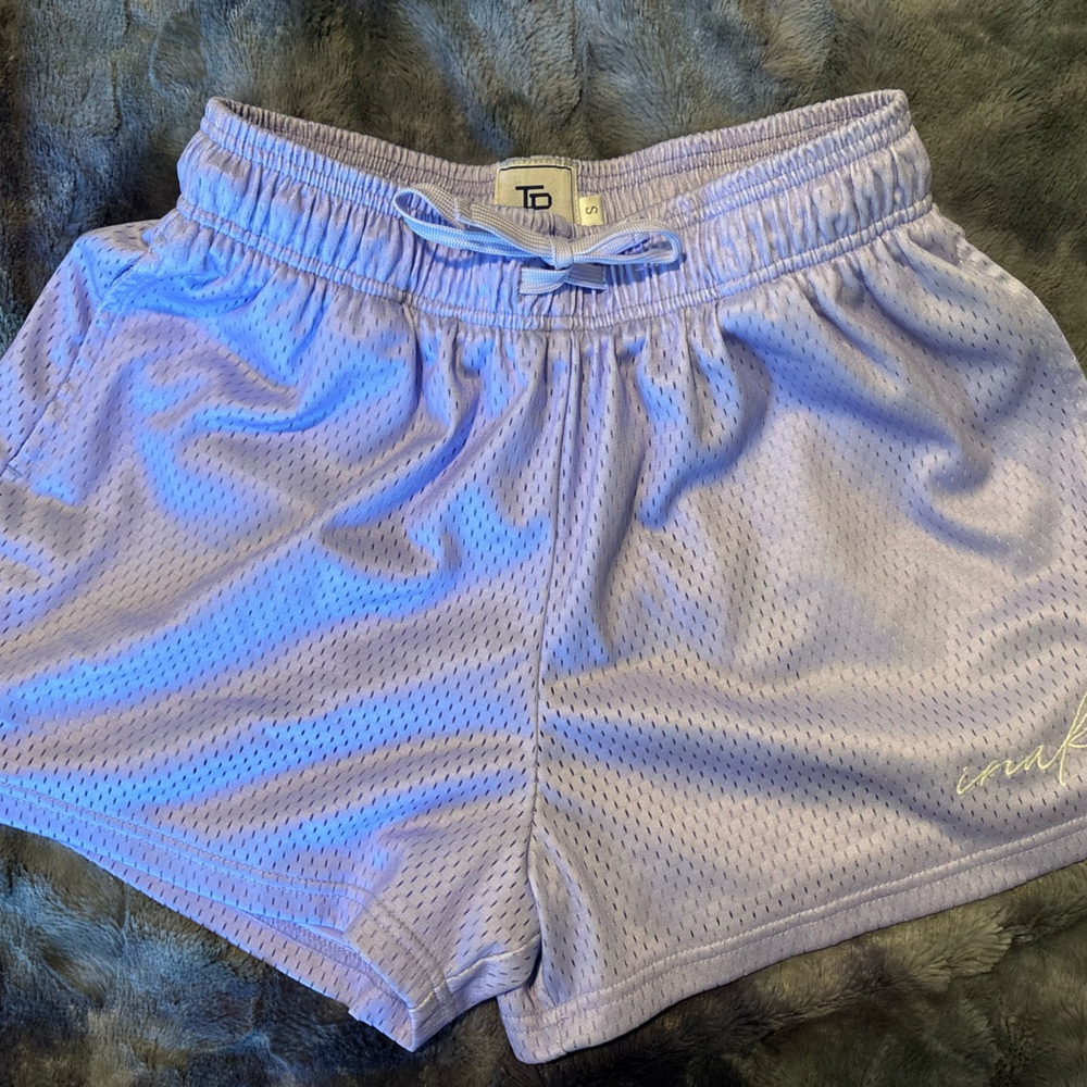 Light Purple Mesh Shorts